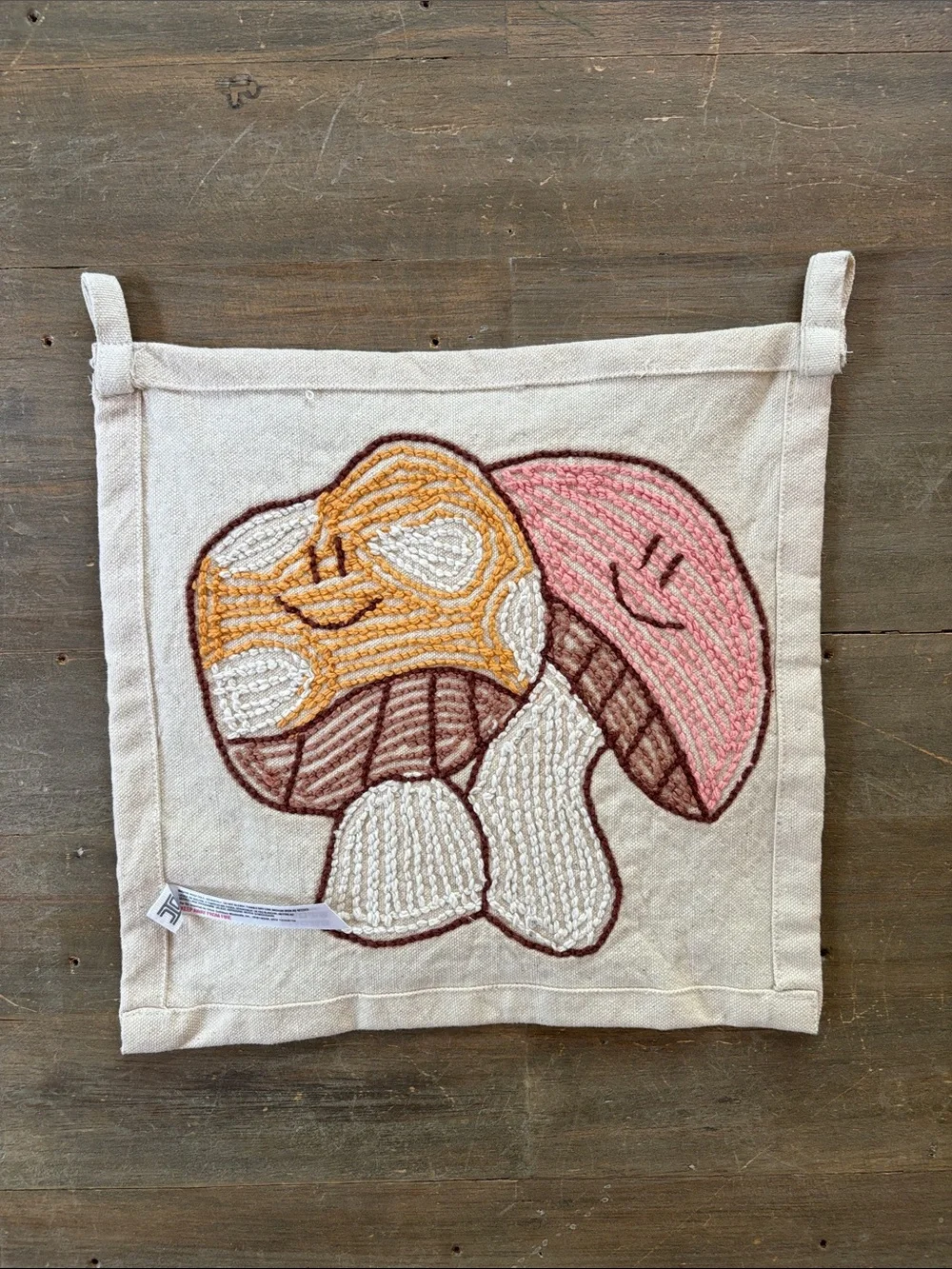 Urban Outfitters tufted mushroom tapestry